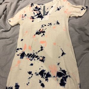 Raquel Allegra tie die silk dress